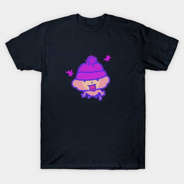 Winter Hat Monkey! T-Shirt by Kenners